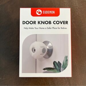 Eudemon White Door Knob Cover